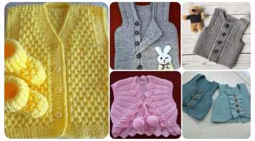 Crochet baby jackets from 0 to 3 months